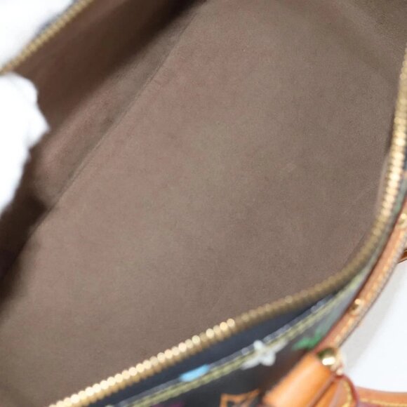 LOUIS VUITTON Monogram Multicolor Rita Tote Bag Black - Picture 11 of 15